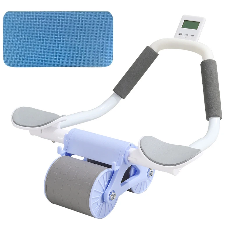 Ab Roller Wheel With Elbow Support - عجلة تمارين البطن المحمولة غير القابلة