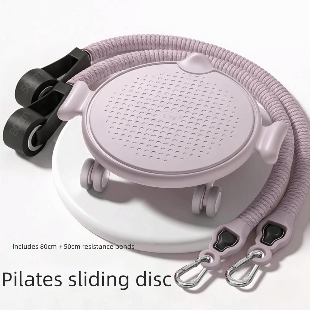 Ab Roller Wheel With Elbow Support - قرص انزلاق بيلاتس بتصميم صامت مع