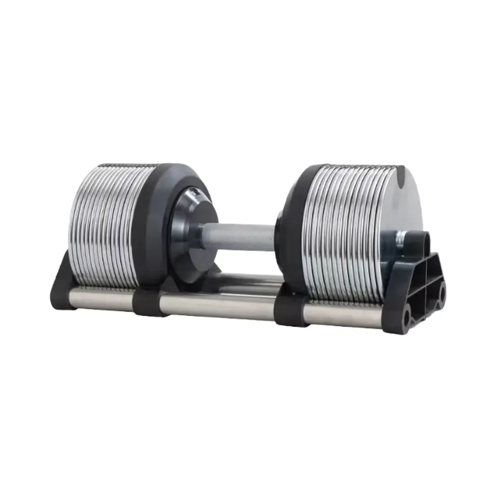 Adjustable Dumbbell Pair 40Kg - مجموعة دمبل فولاذية قابلة للتعديل للاستخدام