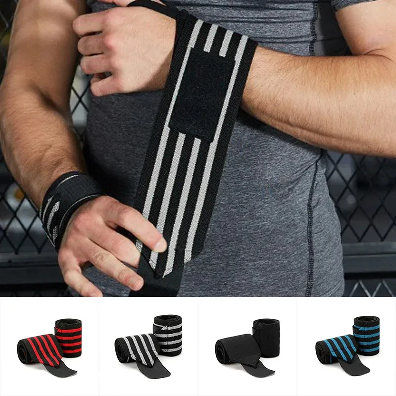 Wrist Wraps Weightlifting Support - قطعة واحدة من حزام ضغط المعصم