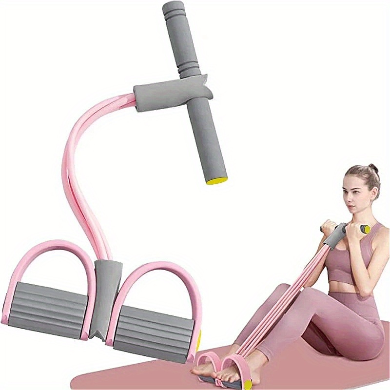Resistance Bands Set With Handles - مجموعة أربطة مقاومة متعددة الوظائف، 4