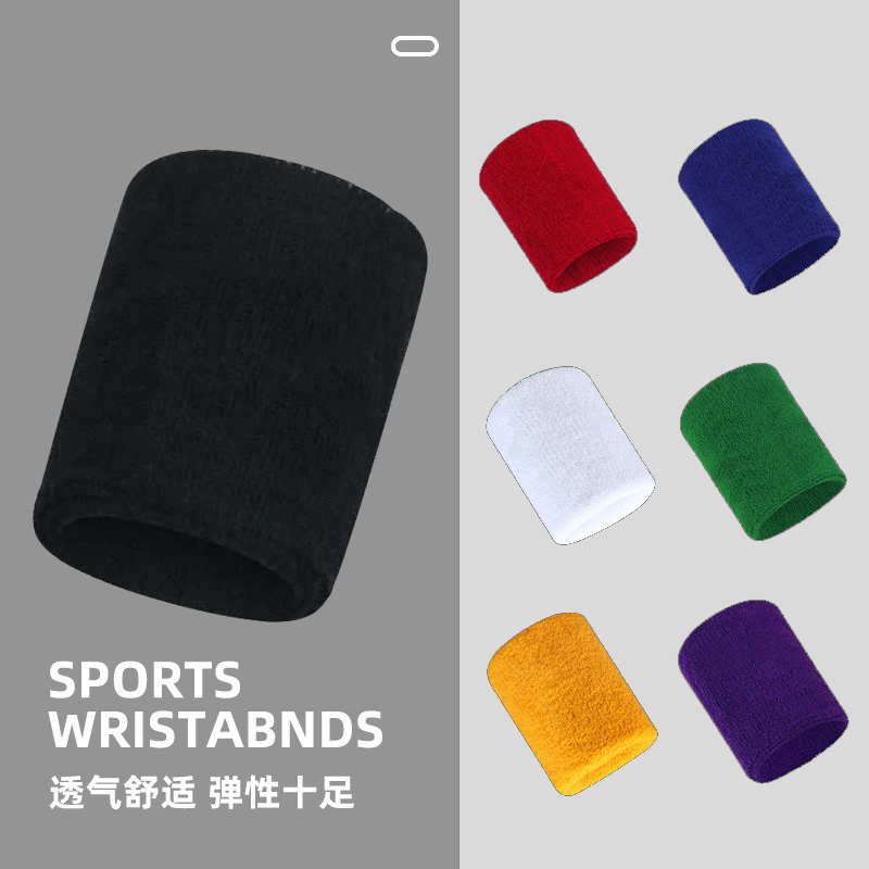 Wrist Wraps Weightlifting Support - 1 زوج القطن مطاطا معصمه دعم