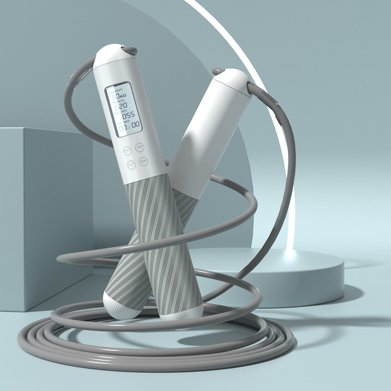 Smart Jump Rope Digital Counter - حبل قفز ذكي احترافي بوزن قابل