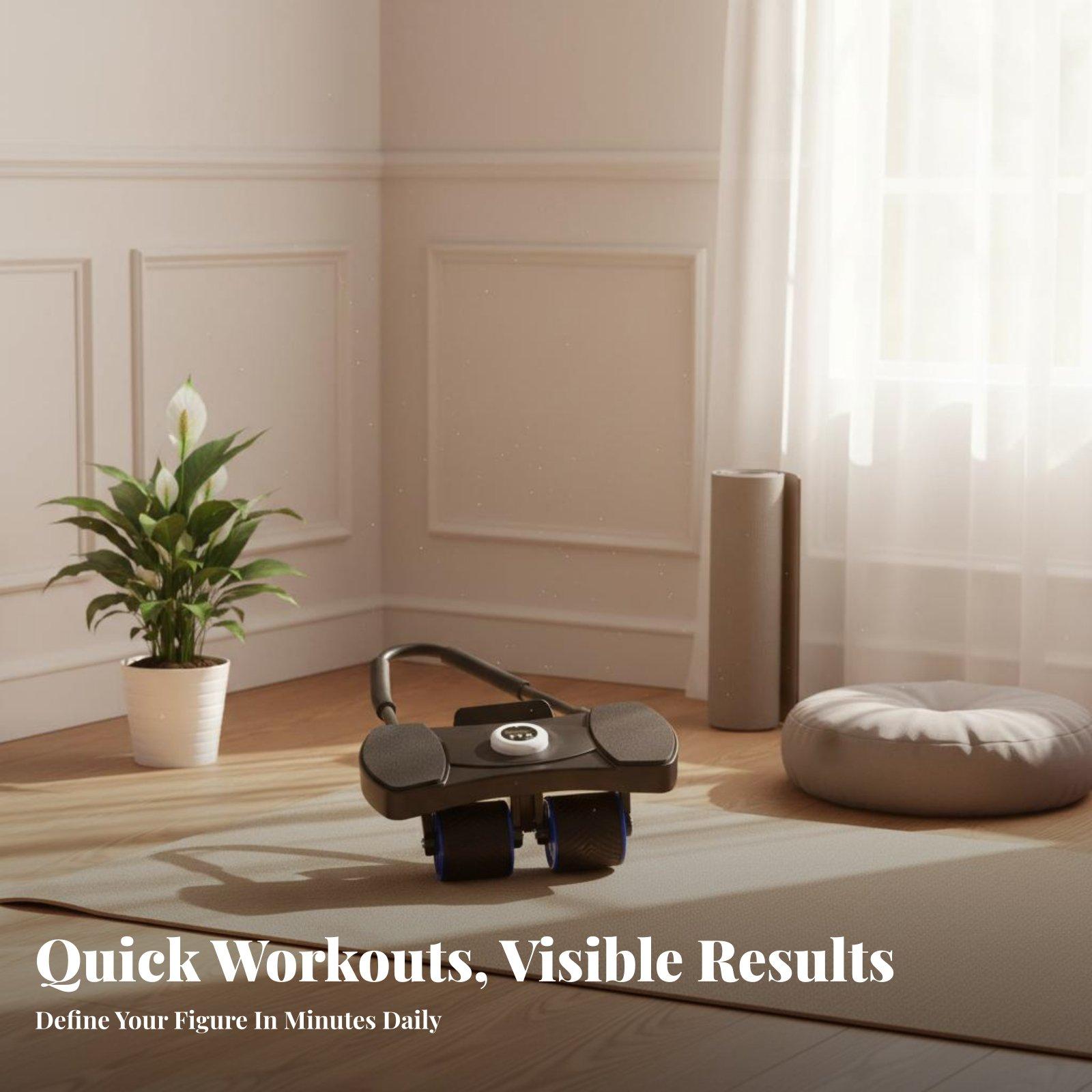 معدات تمارين أساسية: عجلة تمار - مراجعة Ab Roller Wheel With Elbow Support وسعره