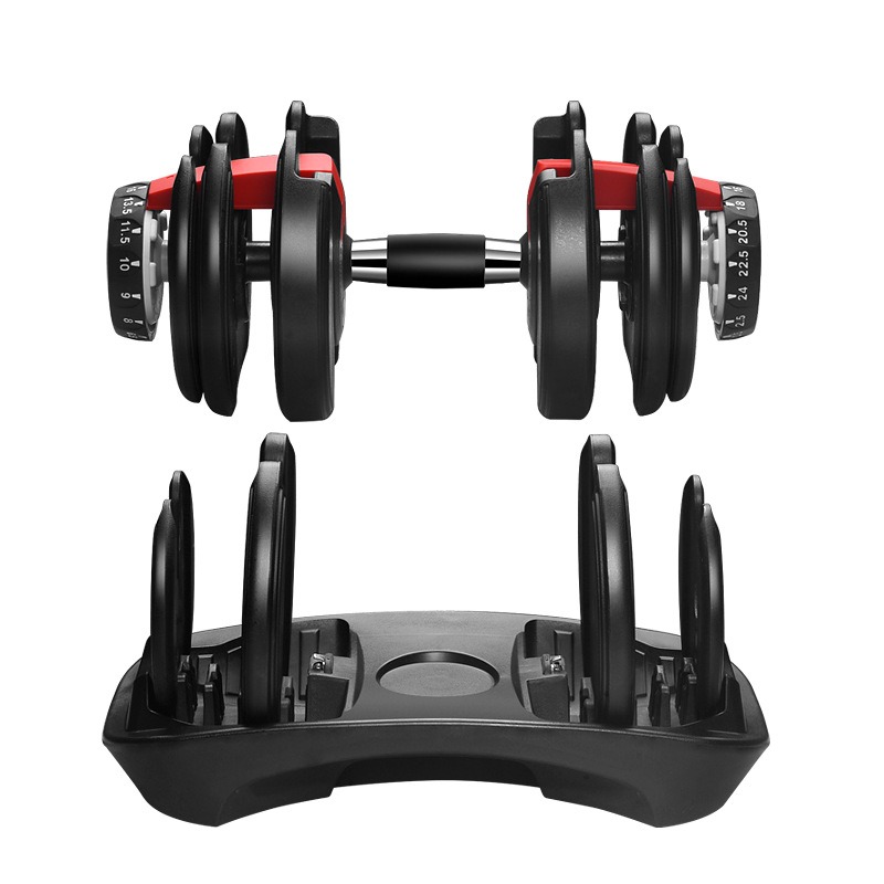 مجموعة دمبل قابلة للتعديل بـ 1 - مراجعة Adjustable Dumbbell Pair 40Kg وسعره