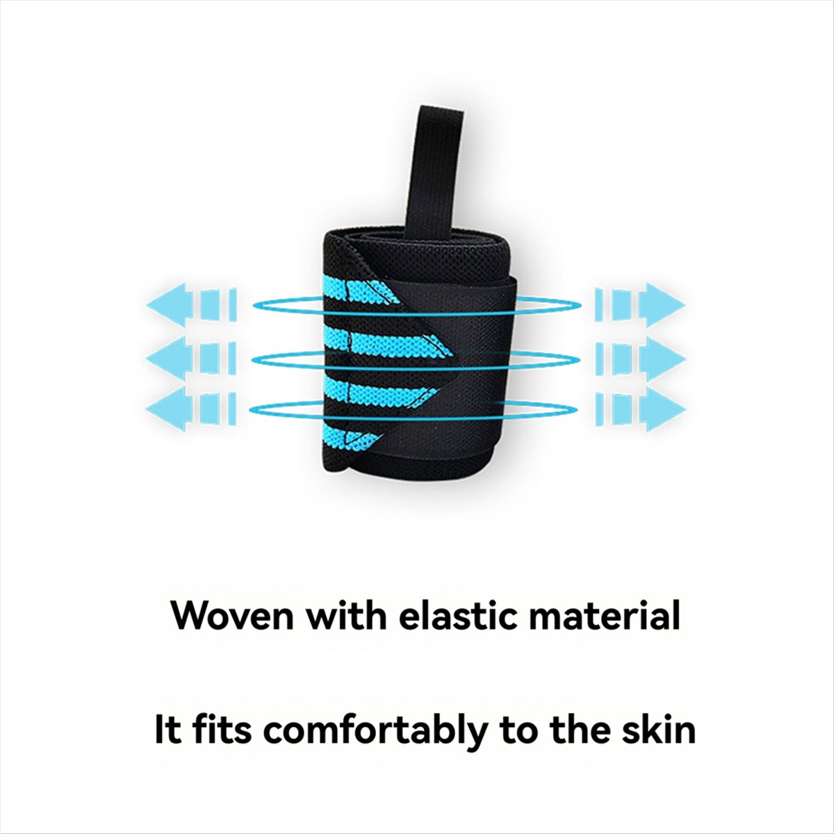 *A91P 1 زوج معصمه دعم المعصم ا - مراجعة Wrist Wraps Weightlifting Support وسعره