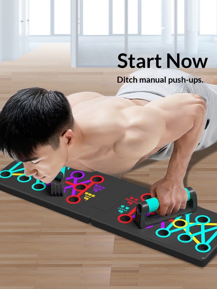 لوح تدريب الضغط غير القابل للط - مراجعة Push Up Board Foldable Multi Function وسعره
