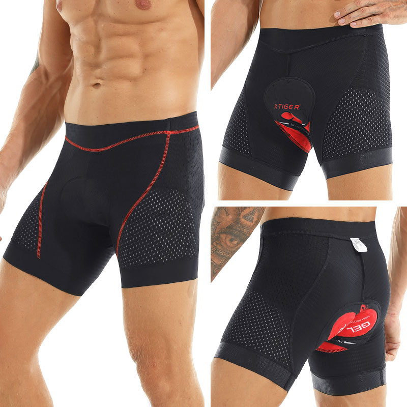 X-Tiger الدراجات السراويل ترقي - مراجعة Padded Cycling Shorts 5D Gel وسعره