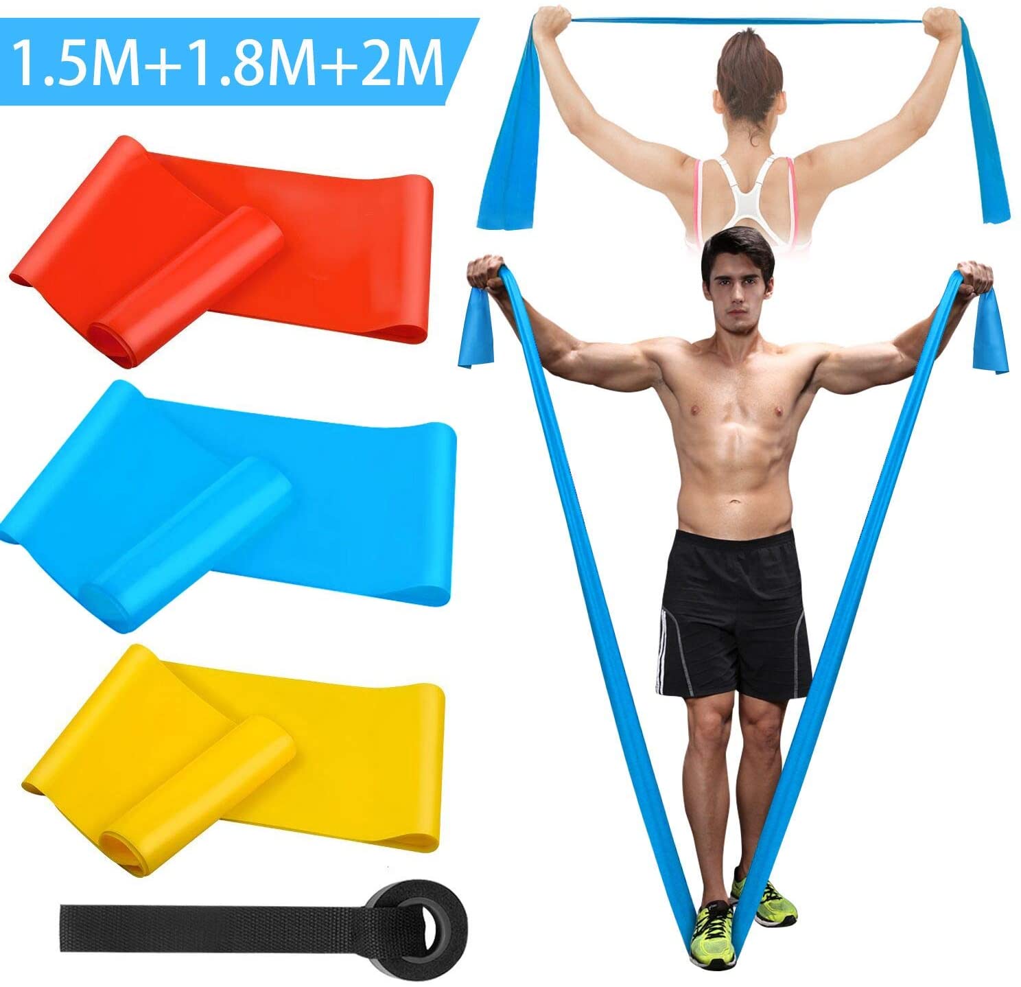 أربطة اللياقة البدنية المرنة 3 - مراجعة Pilates Bar Kit With Resistance Bands وسعره