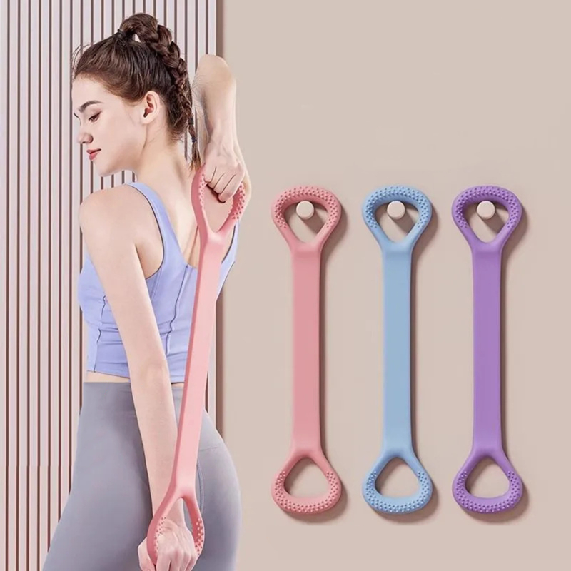 1/3 قطع من أشرطة المقاومة على  - مراجعة Pilates Bar Kit With Resistance Bands وسعره