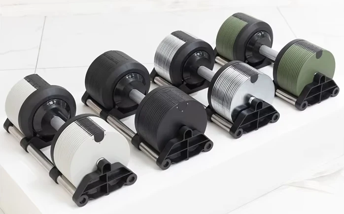 مجموعة دمبل فولاذية قابلة للتع - مراجعة Adjustable Dumbbell Pair 40Kg وسعره