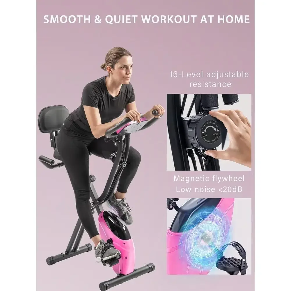 دراجة تمارين رياضية 4 في 1 قاب - مراجعة Exercise Bike Magnetic Resistance وسعره