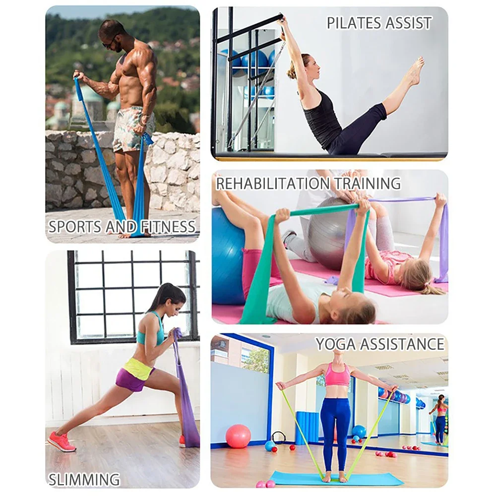 طول 200 سم اليوغا بيلاتيس تمتد - مراجعة Pilates Bar Kit With Resistance Bands وسعره