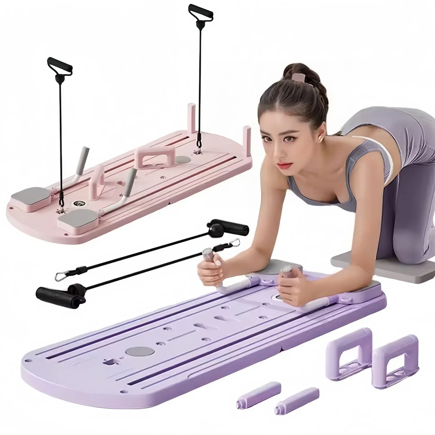 لوحة اللياقة البدنية متعددة ال - مراجعة Push Up Board Foldable Multi Function وسعره