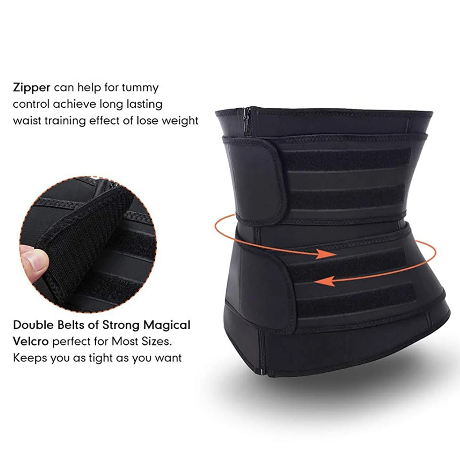 Neopren مدرب الخصر تجريب المتق - مراجعة Sweat Waist Trainer Belt Neoprene وسعره