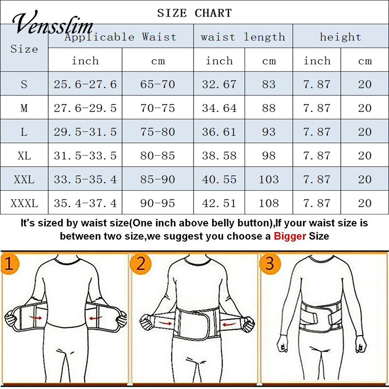 Vensslim التخسيس ضغط ساونا عرق - مراجعة Sweat Waist Trainer Belt Neoprene وسعره