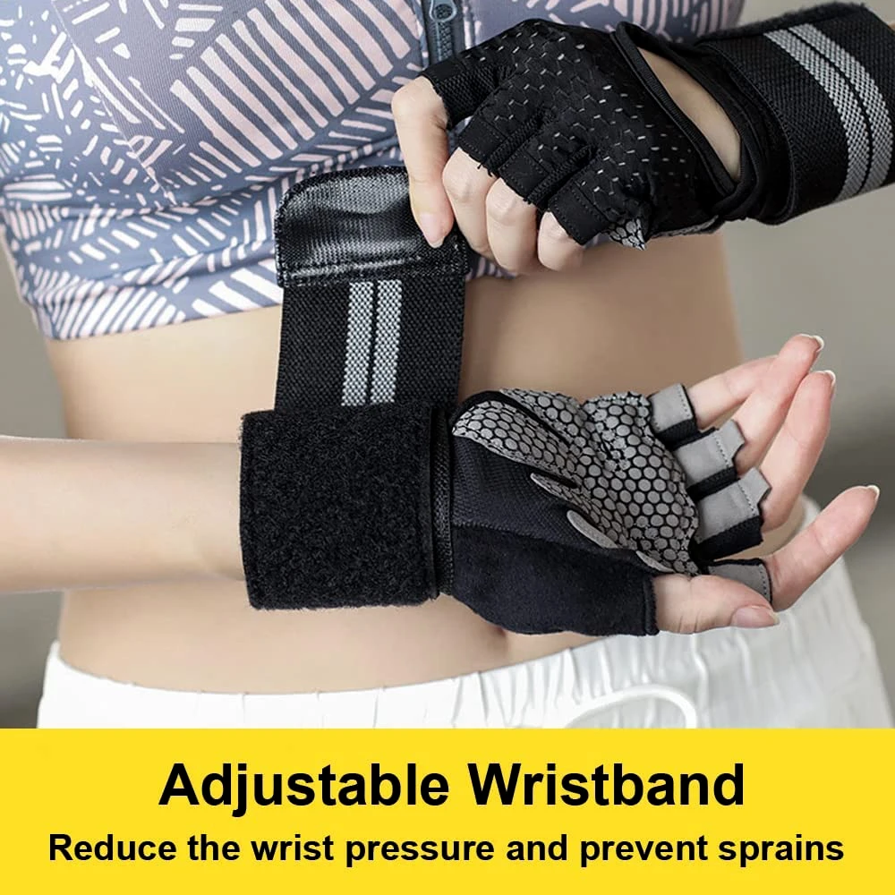 زوج واحد من قفازات اللياقة الب - مراجعة Wrist Wraps Weightlifting Support وسعره