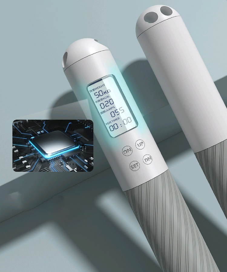 حبل قفز ذكي احترافي بوزن قابل  - مراجعة Smart Jump Rope Digital Counter وسعره