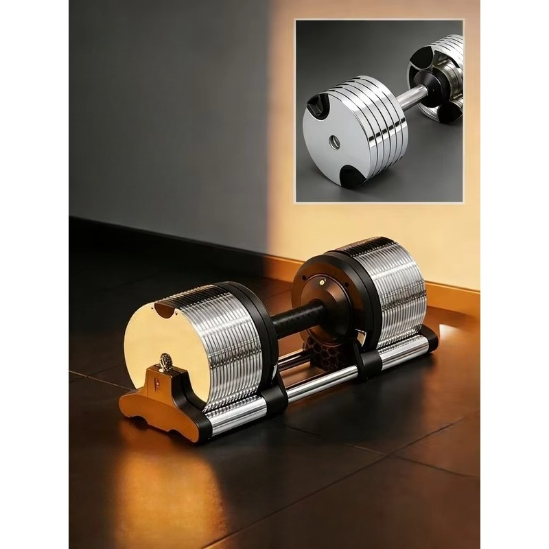 مجموعة دمبل قابلة للتعديل سداس - مراجعة Adjustable Dumbbell Pair 40Kg وسعره