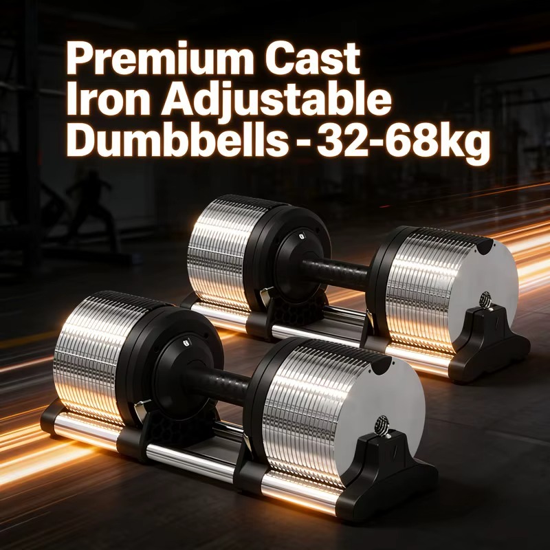 مجموعة دمبل قابلة للتعديل سداس - مراجعة Adjustable Dumbbell Pair 40Kg وسعره