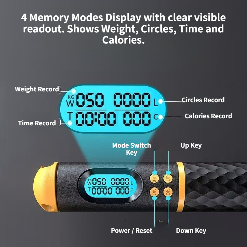 حبل القفز الذكي، حبل قفز لاسلك - مراجعة Smart Jump Rope Digital Counter وسعره
