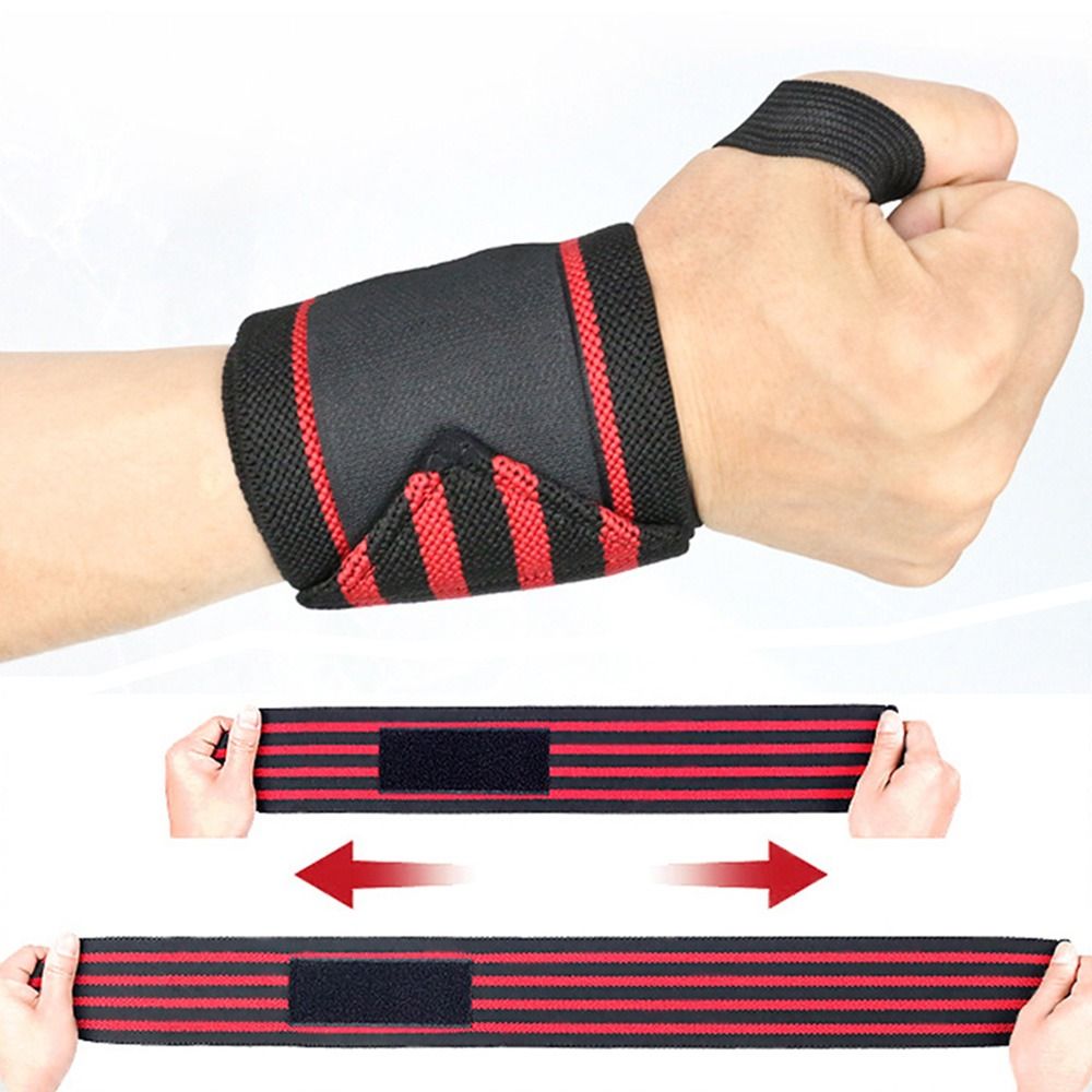 زوج واحد من أربطة دعم المعصم ل - مراجعة Wrist Wraps Weightlifting Support وسعره