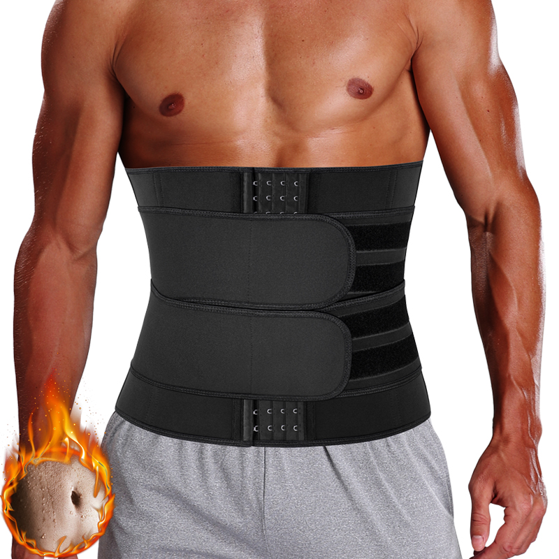 مشد الخصر من النيوبرين للرجال، - مراجعة Sweat Waist Trainer Belt Neoprene وسعره