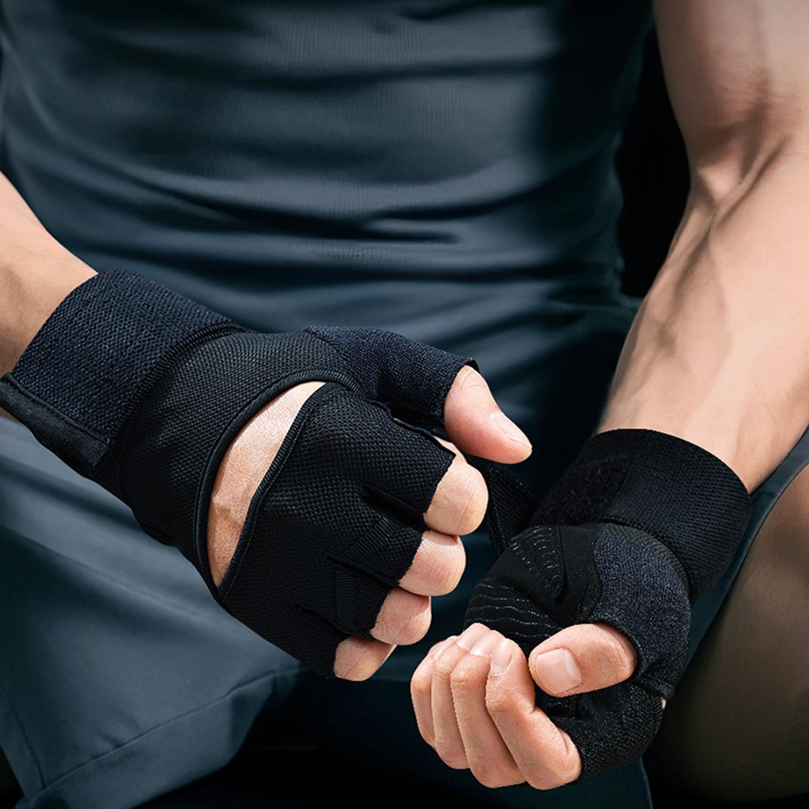قفازات الصالة الرياضية للرجال  - مراجعة Wrist Wraps Weightlifting Support وسعره