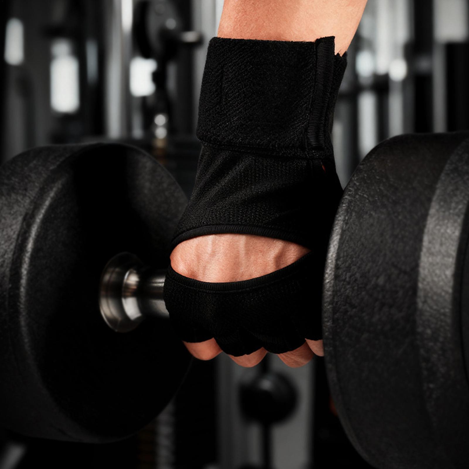 قفازات الصالة الرياضية للرجال  - مراجعة Wrist Wraps Weightlifting Support وسعره