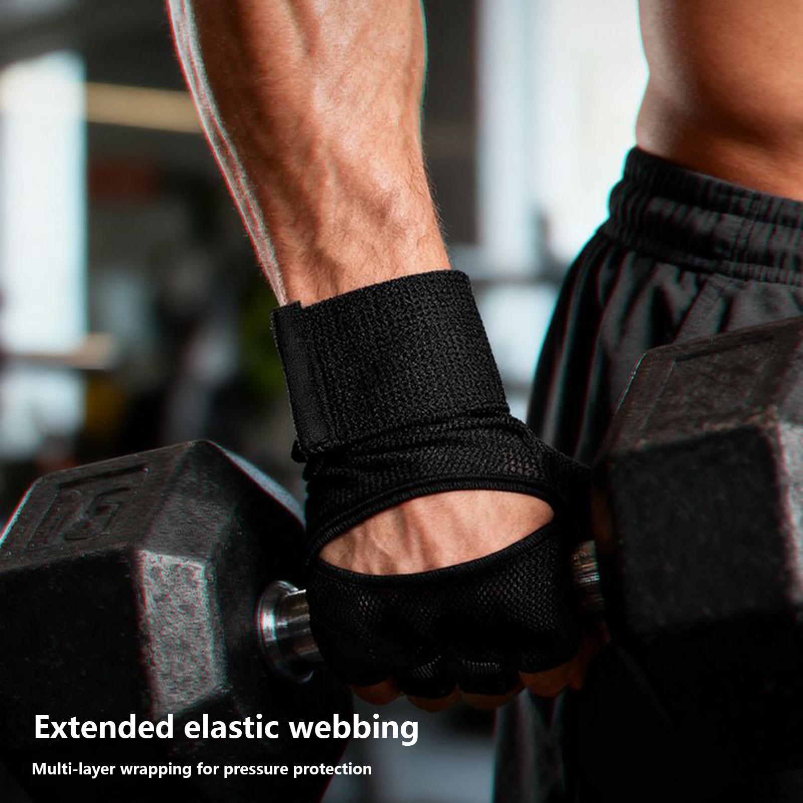 قفازات الصالة الرياضية للرجال  - مراجعة Wrist Wraps Weightlifting Support وسعره